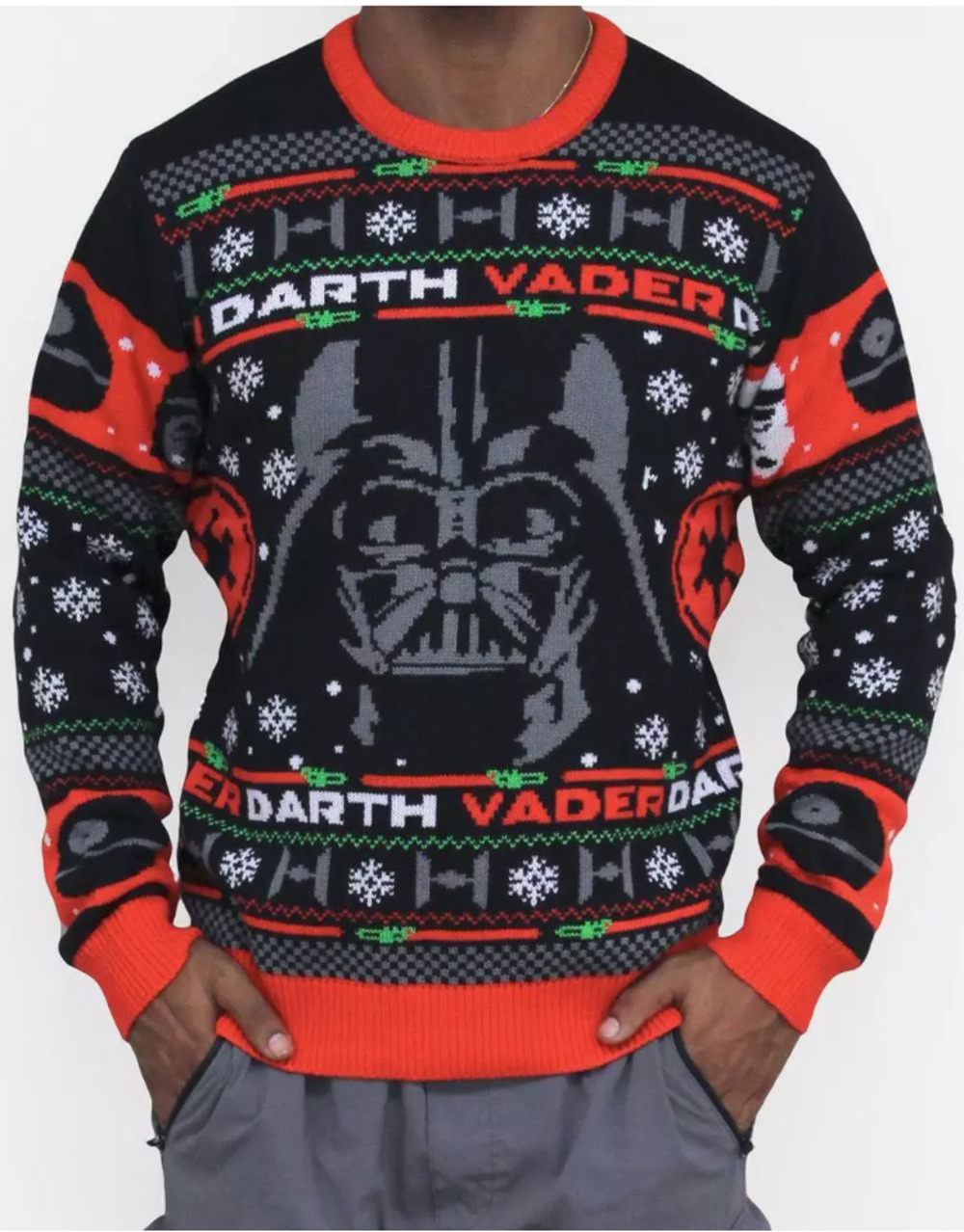 Geeknet Darth Vader Star Wars Holiday Christmas Ugly Sweater Size Med & Large